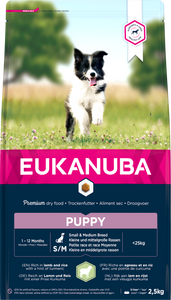 EUK DOG PUP S/M LAMB&RICE 2.5 KG