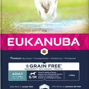 EUK DOG AD S/M GRAINFREE O FISH 12 KG