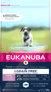 EUK DOG PUP L GRAINFREE OC FISH 3 KG