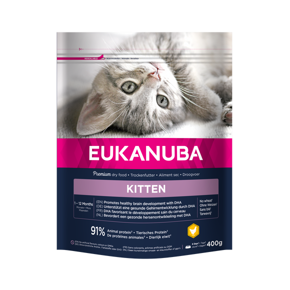 EUK CAT KITTEN CHICKEN 400 GR