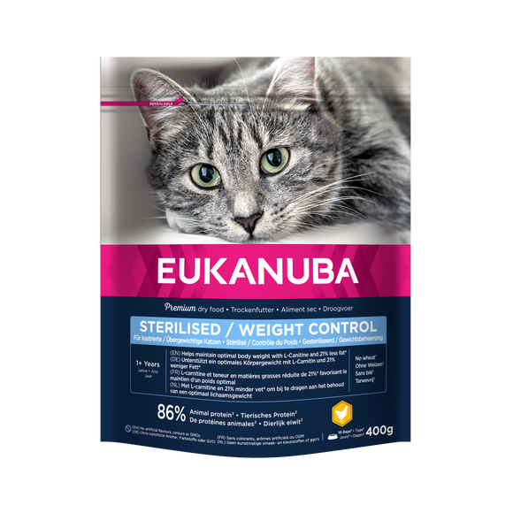 EUK CAT AD STRLSD/WGHT CNTRL CKN 400 GR