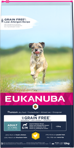 EUK DOG AD S/M GRAINFREE CHICKN 12 KG