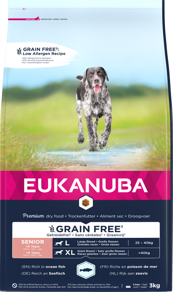 EUK DOG SR L GRAINFREE OC FISH 3 KG