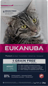 EUK CAT ADULT GRAINFREE SALMON 2 KG