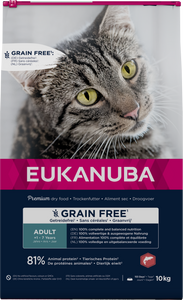 EUK CAT ADULT GRAINFREE SALMON 10 KG