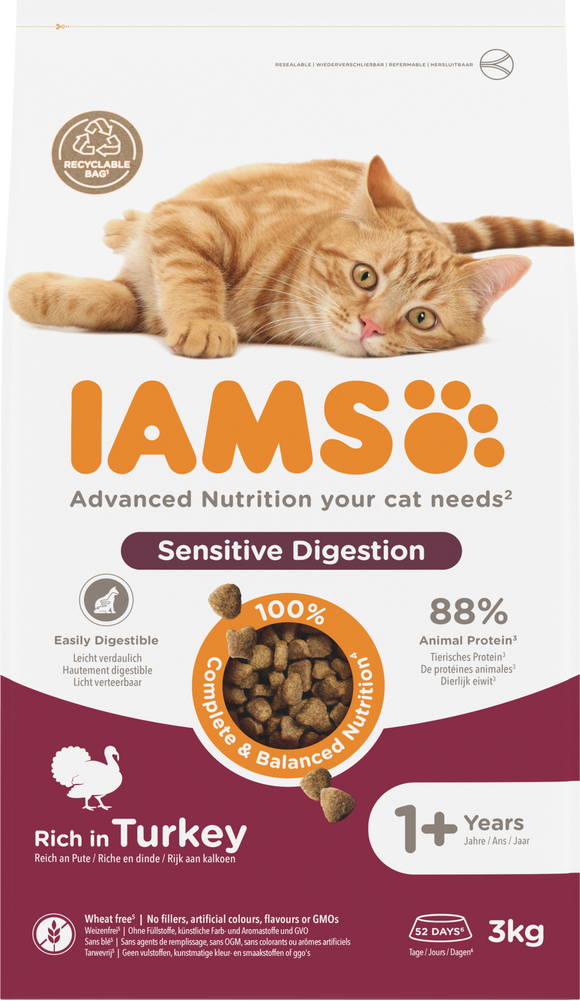 IAMS CAT AD SENS DIGEST TURKEY 3 KG