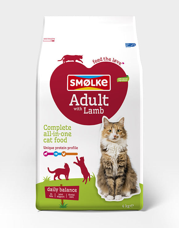 SMOLKE KAT ADULT LAMB 4 KG