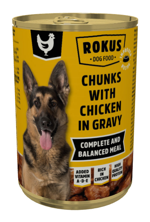 ROKUS DOG ADULT CHICKEN 415 GR