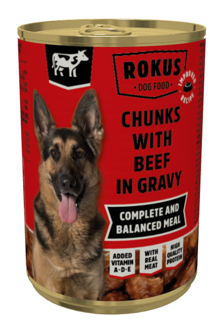 ROKUS DOG ADULT BEEF 415 GR