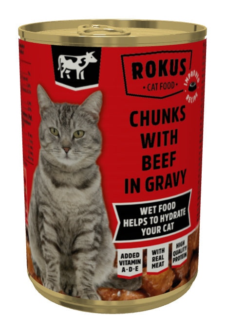 ROKUS CAT ADULT BEEF 415 GR