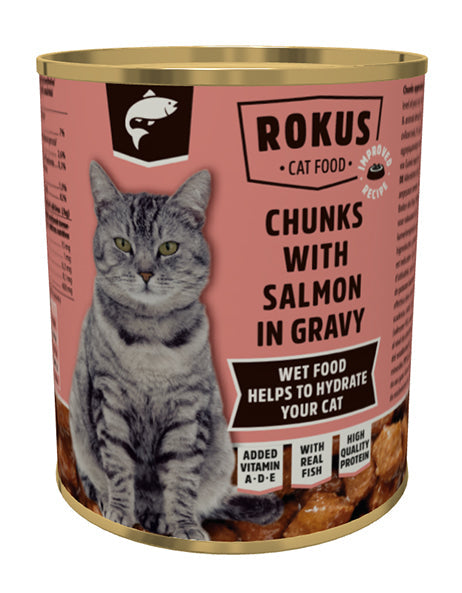 ROKUS CAT ADULT SALMON 810 GR