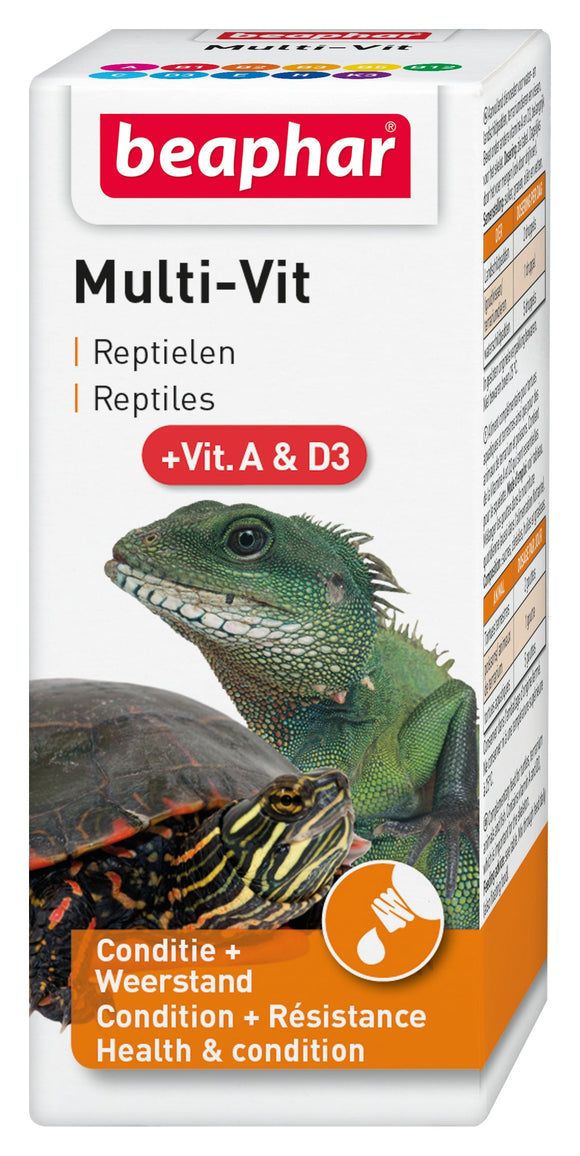 BEAPHAR MULTI-VIT REPTIELEN 20 ML