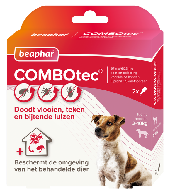 BEAPHAR COMBOTEC HOND 2-10KG 2 PIP