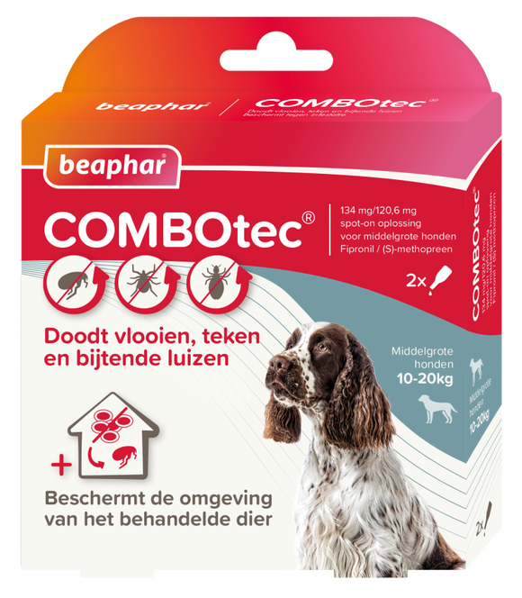 BEAPHAR COMBOTEC HOND 10-20KG 2 PIP