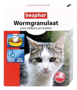 BEAPHAR WORMGRANULAAT KAT 4x1 GR