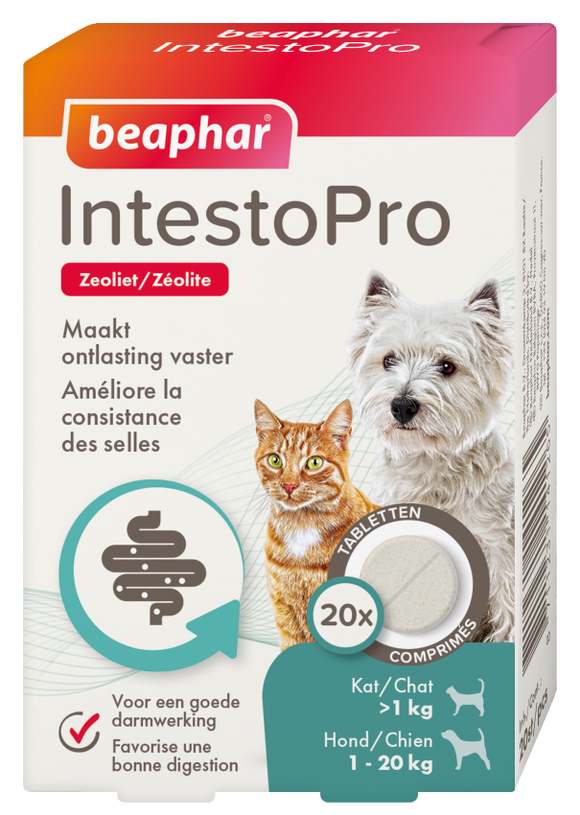 BEAPHAR INTESTOPRO HOND<20KG/KAT 20 ST