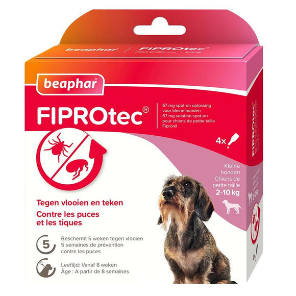 BEAPHAR FIPROTEC HOND 2-10KG 4 PIP