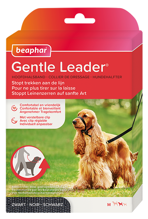 BEAPHAR GENTLE LEAD MEDIU ZWART