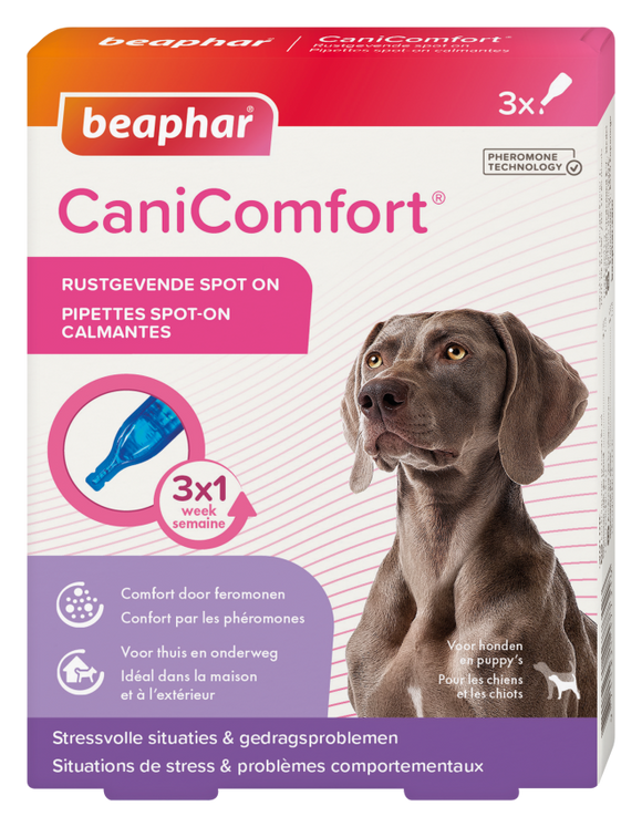 BEAPHAR CANICOMFORT PIP SPOT-ON 3 PIP