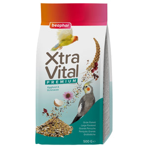 BEAPHAR XTRAVITAL GROTE PARKIET 500 GR