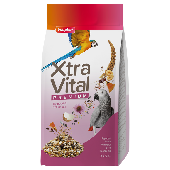 BEAPHAR XTRAVITAL PAPEGAAI 3 KG