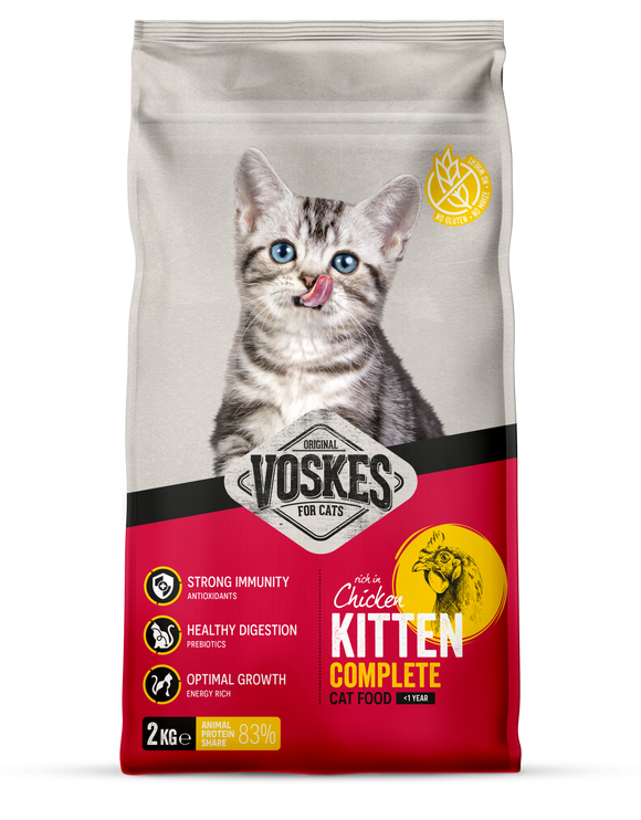 VOSKES BROK KITTEN KIP 2 KG