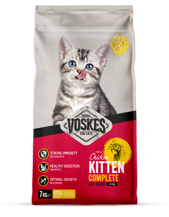 VOSKES BROK KITTEN KIP 7 KG