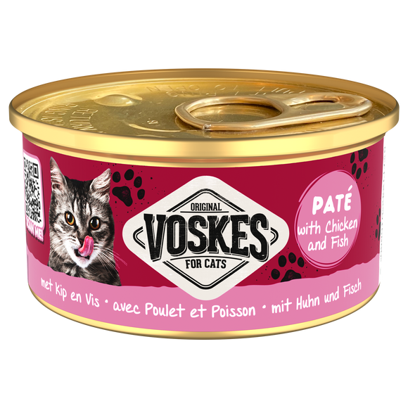 VOSKES PATÉ KIP&VIS 85 GR