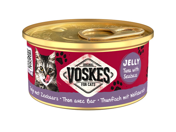 VOSKES GELEI TONIJN&ZEEBAARS 85 GR