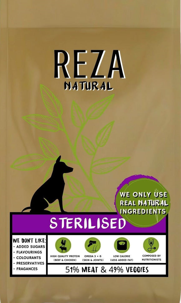 REZA NATURAL DOG STERILISED 12 KG