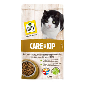 VITALSTYLE KAT CARE KIP 1.5 KG