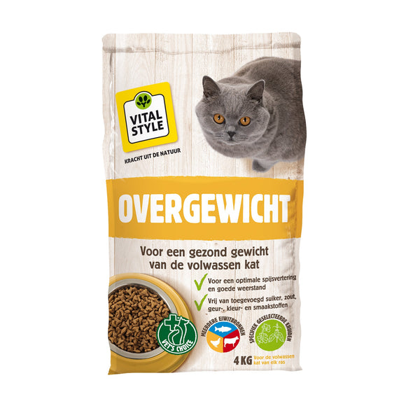 VITALSTYLE KAT OVERGEWICHT 4 KG