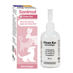 SANIMAL CLEAN EAR OORREINIGER 60 ML