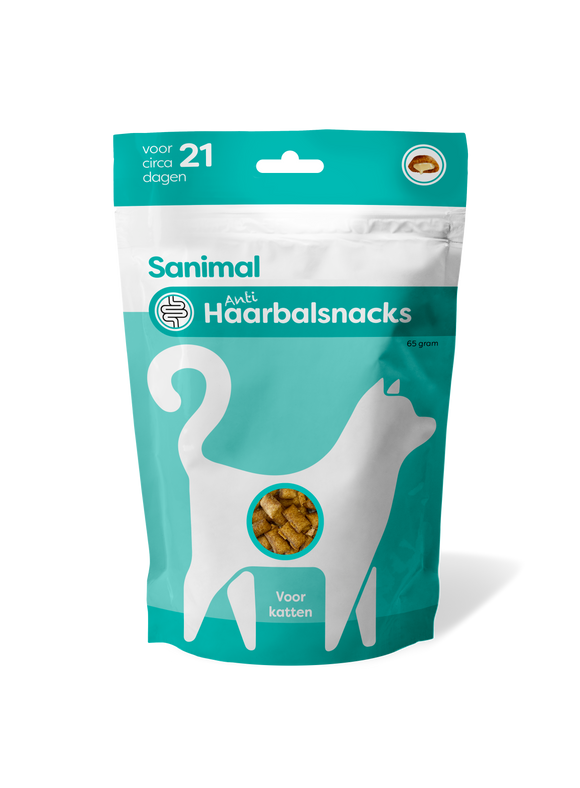 SANIMAL ANTI-HAARBALSNACKS 65 GR