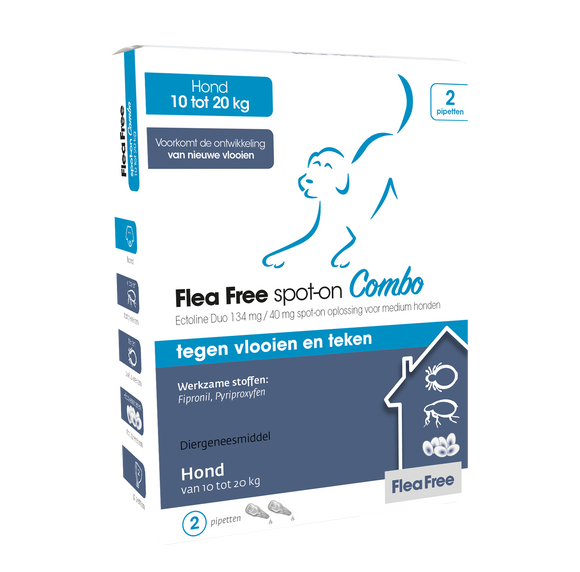 FFREE SPOT-ON COMBO HOND 10-20KG 2 PIP