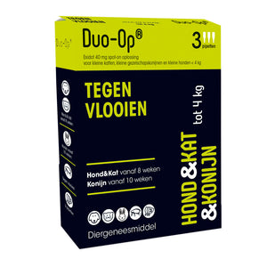 DUO OP 40MG KAT KONIJN HOND <4KG 3 PIP