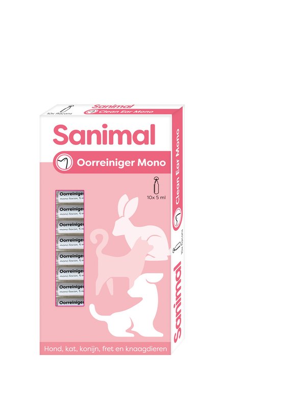 SANIMAL OORREINIGER MONO 10x5 ML