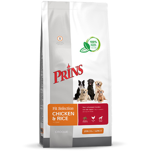 PRINS FS HOND KIP&RIJST 14 KG