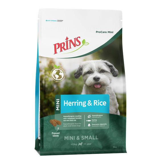 PRINS PC MINI HERRING&RICE 3 KG