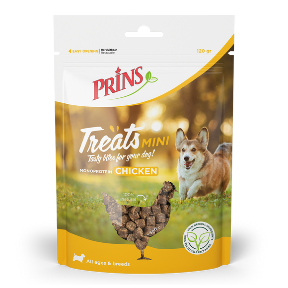 PRINS TREATS DOG CHICKEN MINI 120 GR