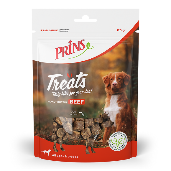 PRINS TREATS DOG BEEF 120 GR