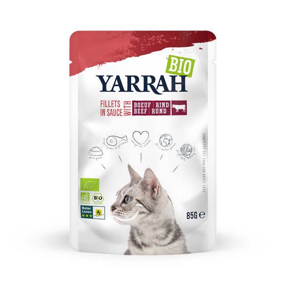 YARRAH BIO CT POUCH FIL GRV BEEF 85 GR