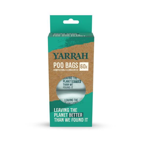 YARRAH COMPOSTABLE DOG POO BAGS 4x15 ST