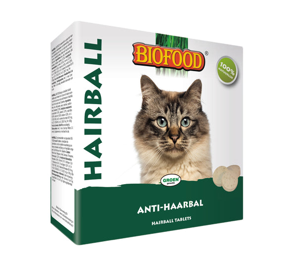 BIOFOOD K.SNP KATTENGR HAARBAL 100 ST