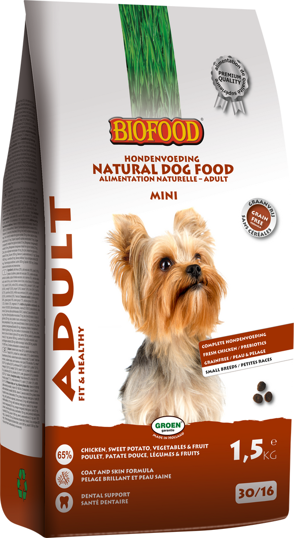 BIOFOOD ADULT SMALL BREED 1.5 KG