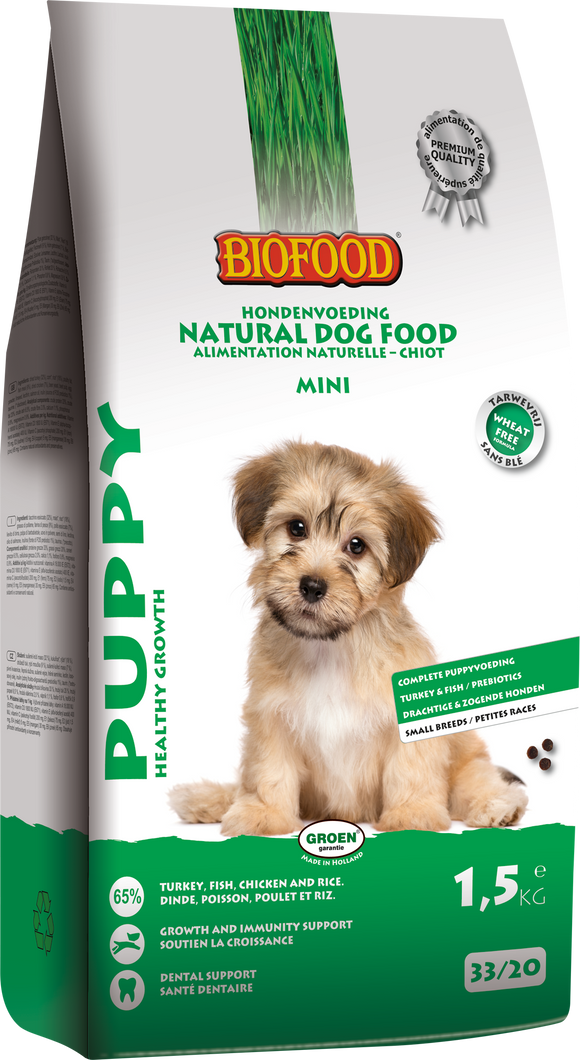 BIOFOOD PUPPY SMALL BREED 1.5 KG