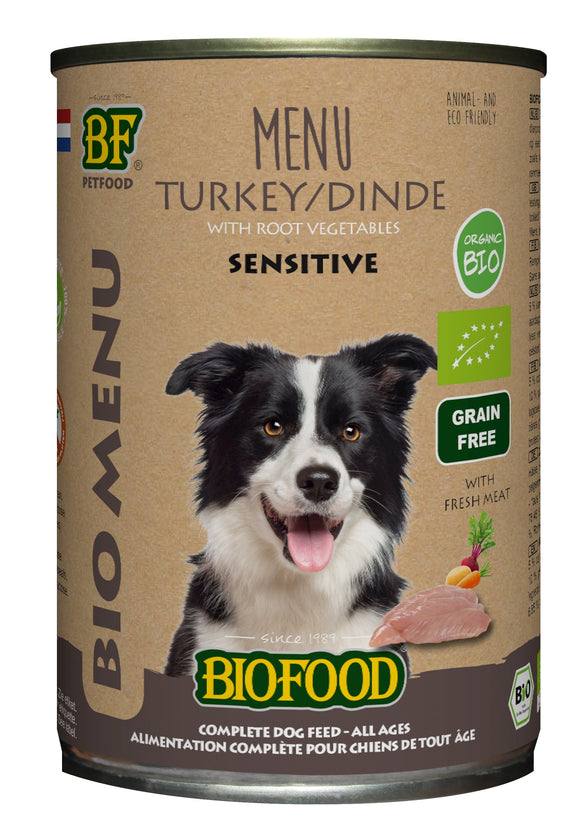 BIOFOOD ORGANIC KALKOEN MENU 400 GR