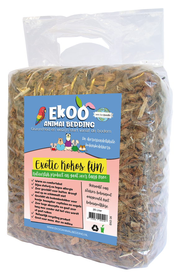 EKOO EXOTIC KOKOS FIJN 25 LTR