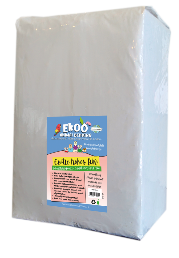 EKOO EXOTIC KOKOS FIJN 250 LTR