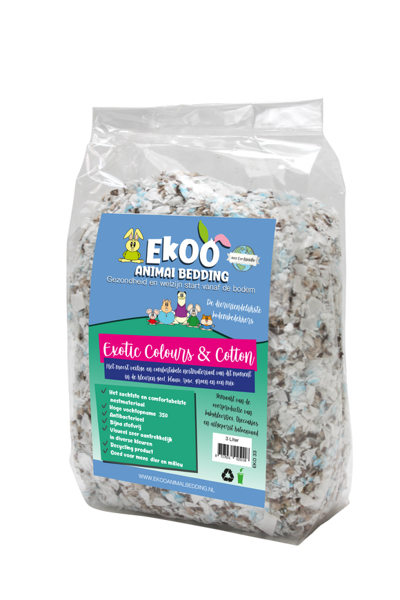 EKOO EXOTIC COLOURS&COTTON 3 LTR